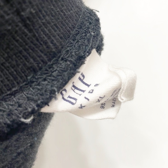GAP kids black fleece lined sweatpants - Picture 4 of 5